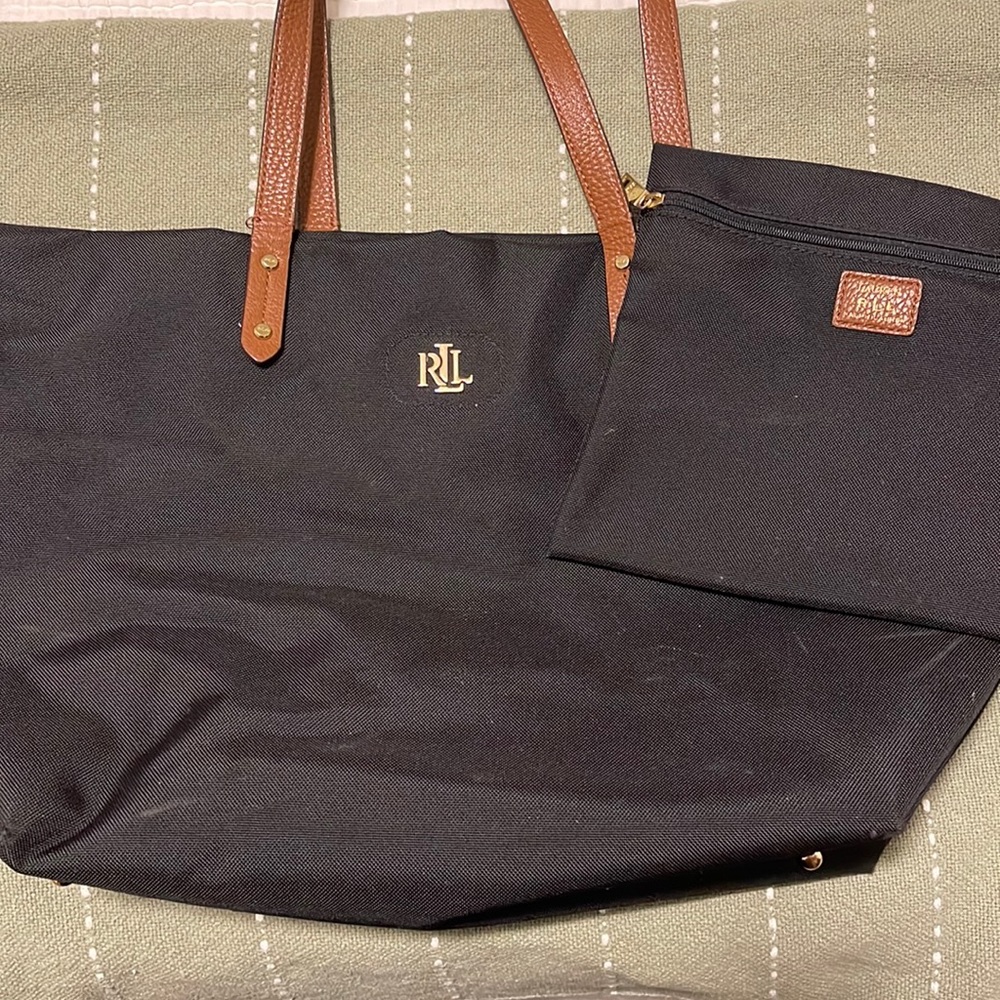 Black Shoulder Bag Ralph Lauren